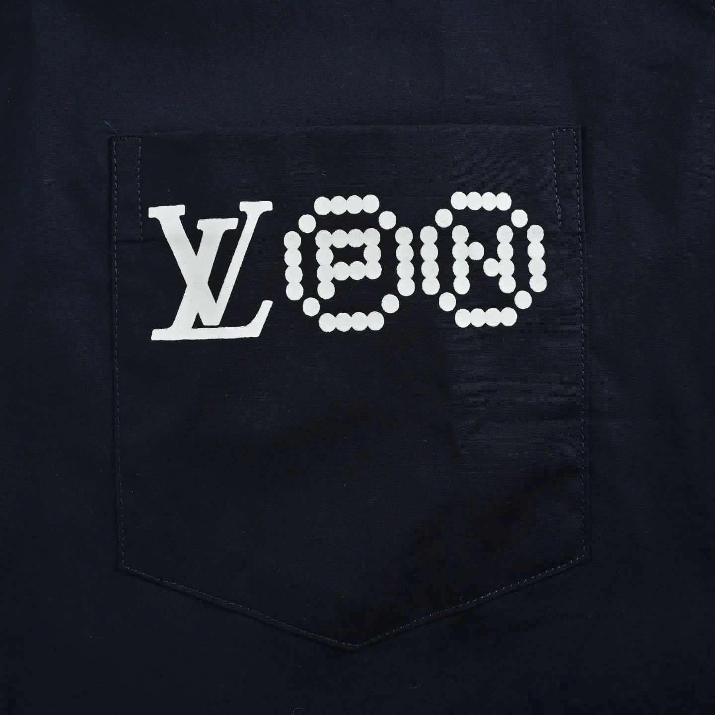 Louis Vuitton/Louis Vuitton 25Fw Nigo printed shirt
